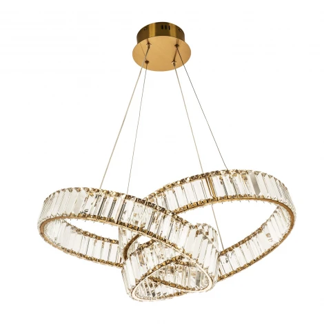 Подвесной светильник светодиодный хрустальный с регулировкой цветовой температуры Modelux MODESTYLE MS.9030.700 BS