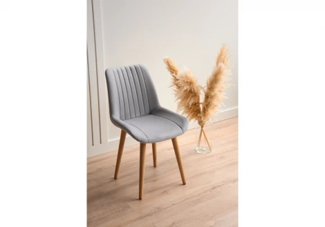 Стул деревянный Седа 360 светло-серый (zd 960) / светлое дерево np 632375