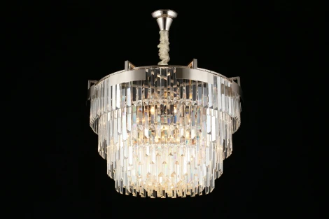 Подвесная люстра каскадная Aployt Mariz APL.813.03.15 (220V, хрусталь, на цепи)