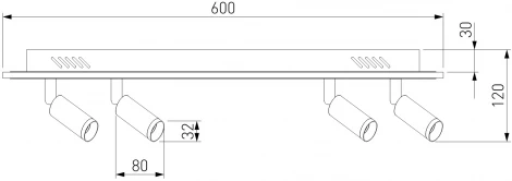 Спот Eurosvet Strake 90268/4 белый (LED, 220V)