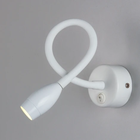 Спот на гибкой ножке с выключателем Elektrostandard Band LED белый 3000К MRL 1116 (220V)