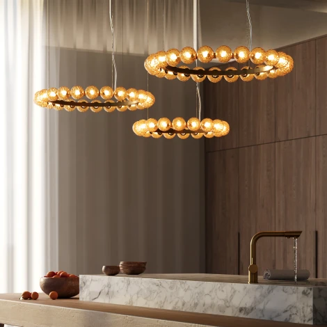 Подвесной светильник Maytoni Ambre MOD331PL-L42BS3K (LED, 220V, на тросе, шарики)