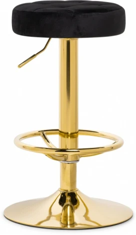Барный стул Woodville Marun black / gold