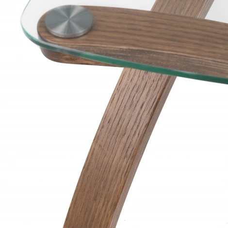 Стол журнальный Гурон 3 орех американский Mebelik 009647