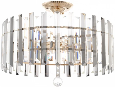 Потолочная люстра хрустальная на штанге Arte Milano Sorrento-1409 371409/6/100/470 GD (220V)