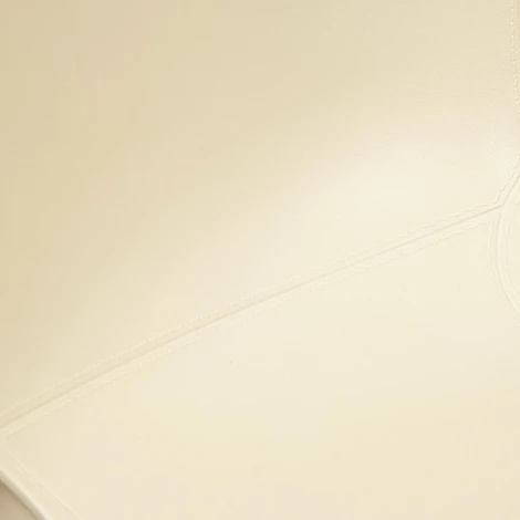 Стул GENIUS (mod 75) бежевый/коричневые ножки (металл/пластик)