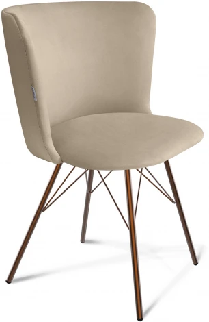 Стул SHT-ST36/S37 ванильный крем/медный металлик Sheffilton 2323904603