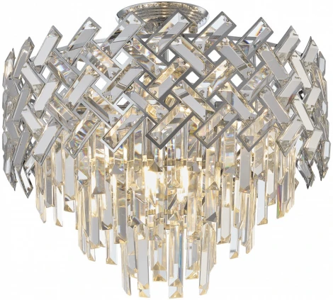 Потолочная люстра хрустальная на штанге Arte Milano Sorrento-8019 378019/7/50/470 CR (220V)