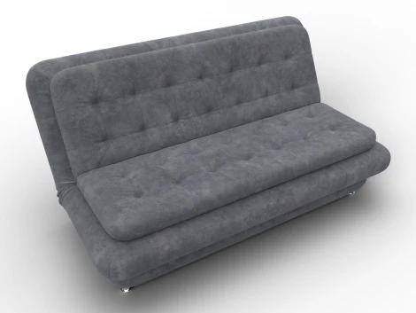 Диван-книжка Лига-123 (Металл,ЛДСП,Брус,Доска,Велюр/Темно-серый) Лига Диванов 137628