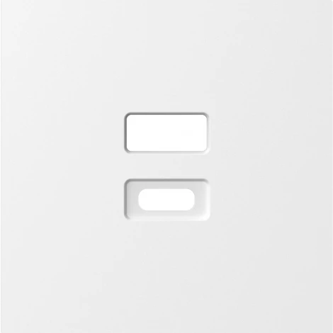 Накладка для розеток USB, матовый белый Donel A07 DE28633