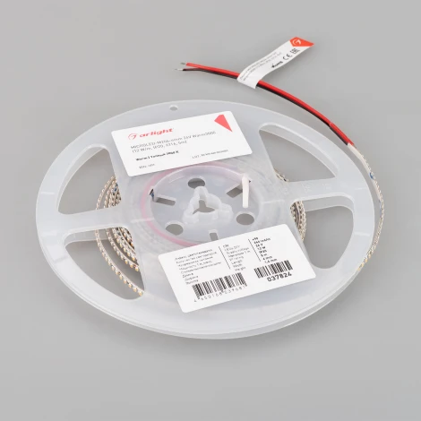 Светодиодная лента MICROLED-M266-4mm 24V Warm3000 (12 W/m, IP20, 2216, 5m) (Arlight, узкая) 037824