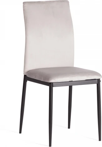Обеденный стул Tetchair CAPRI (Металл,Вельвет/Серый,Черный) 20552