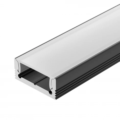 Профиль SL-SLIM-H7-2000 BLACK (BY) (Arlight, Алюминий) 061377