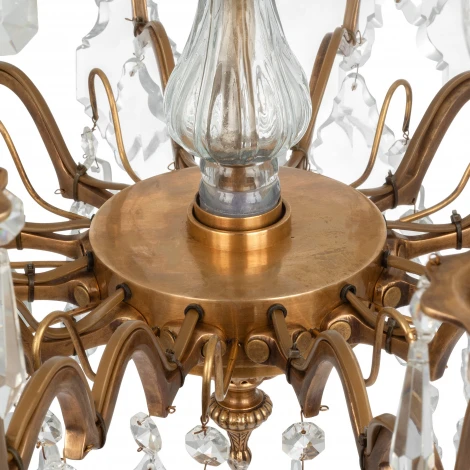 Подвесная люстра Covali APL-50620 (220V, на цепи, подсвечник, свеча)