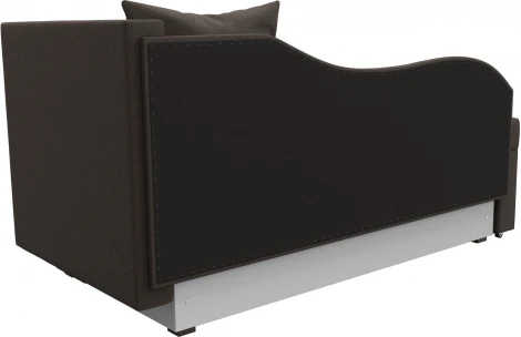 Кушетка Гармония правая (Коричневый/Рогожка) Лига Диванов арт.125297