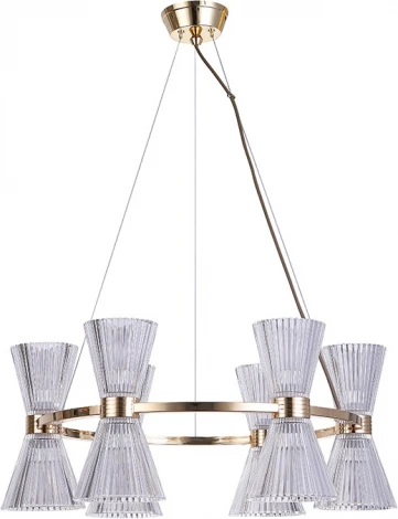 Подвесная люстра Newport 3610 3616/S gold new (220V, на тросе)