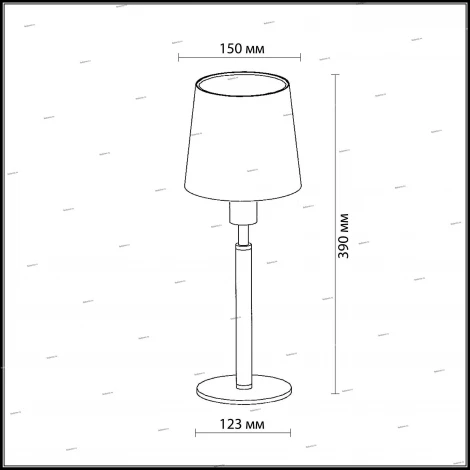 Интерьерная настольная лампа Odeon Light Glen 2266/1T