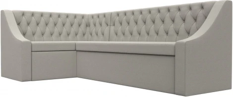 Диван кухонный угловой Мерлин левый угол (Бежевый/Рогожка) Лига Диванов арт.122512L