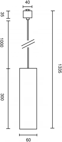 Трековый подвесной светильник Focus Unity GU10 50Вт (однофазный) Maytoni Technical TR025-1-GU10-W (220V, круглые)