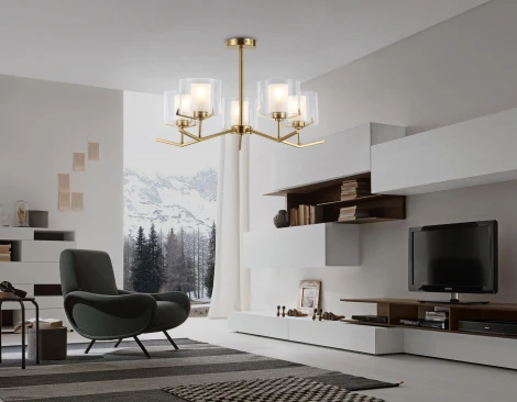 Потолочная люстра на штанге Ambrella High Light LH57007 (220V)