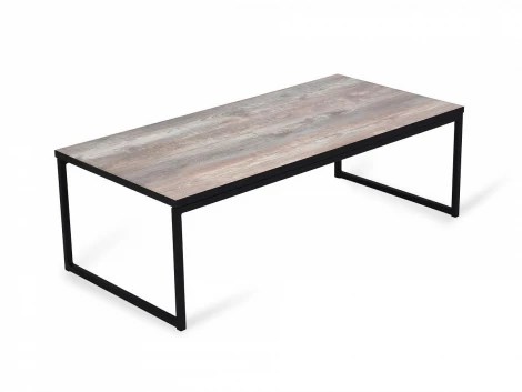 Стол журнальный Plank ОГОГО 803489 (черный, бежевый, серый)