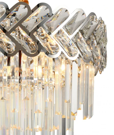 Подвесная люстра Natali Kovaltseva Armour 81436/8C CHROME