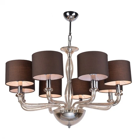 Подвесная люстра Newport 6110 6118/C cognac