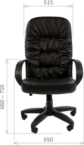 Компьютерное кресло CHAIRMAN 416 ЭКО (Пластик,Экокожа/Черный)