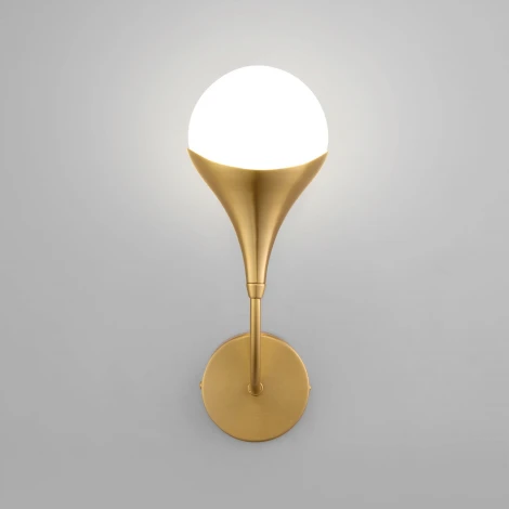 Бра Eurosvet Calyx 60168/1 латунь (220V, шар)