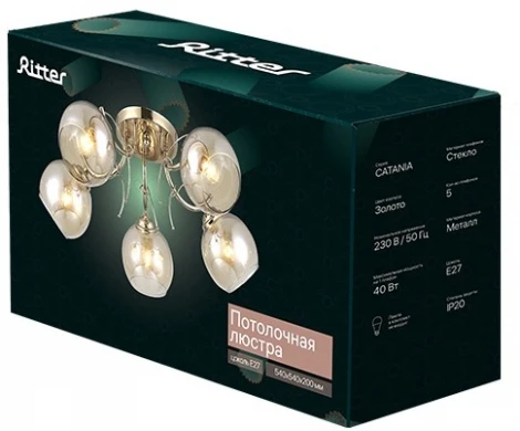 Потолочная люстра Ritter Catania 52542 4