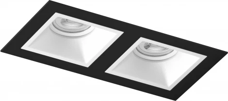 Встраиваемый светильник под LED модуль/ламп МR16 Lightstar Domino D5270606WMOD (220V)