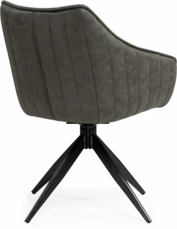 Стул на металлокаркасе Woodville Kansas gray / graphite gray / black арт.15834