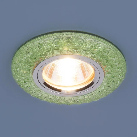 Встраиваемый точечный светильник Elektrostandard 2180 MR16 GR зеленый