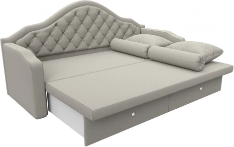 Диван детский прямой Сойер (Бежевый/Рогожка) Лига Диванов арт.122428