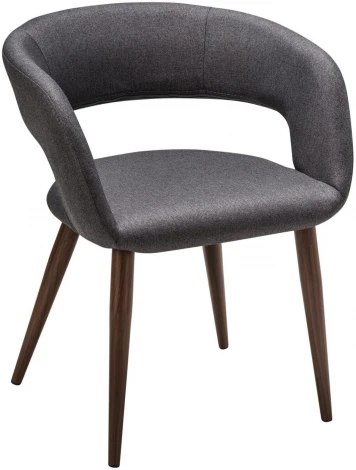 Стул R-Home Hugs Тм.Сер/тем. орех