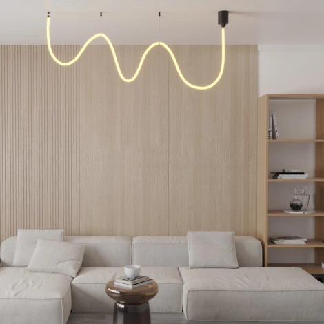 Гибкий неон Novotech Ramo 359330 KONST черный IP20 LED 3000K 38W 220V 3360Лм