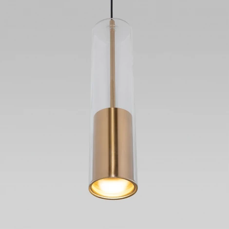 Подвесной светильник Solita 50249/1 латунь Eurosvet (220V, на проводе, круглые)