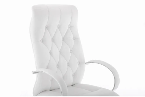 Компьютерное кресло Woodville Osiris white / satin chrome 15425