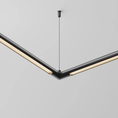 Угловой коннектор для системы Shelf без ввода питания Maytoni Accessories for system Shelf CA014CL-B (24V)