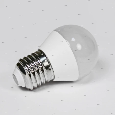 Лампа светодиодная Horoz, шар, E27, 6W, 220V, теплый (3000K)