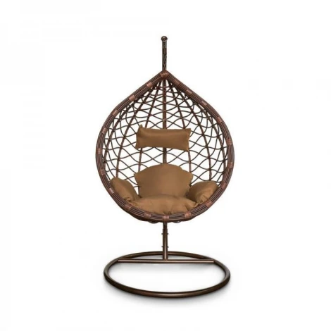 Подвесное кресло-яйцо KM 1034 из ротанга средние