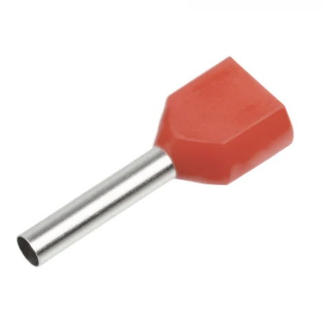 Наконечник штыревой втулочный изолированный 25 шт. Stekker 50402