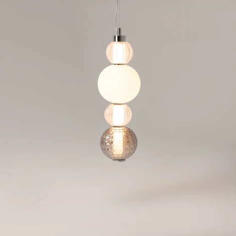 Подвесной светильник Maytoni Collar P069PL-L17CH3K (LED, 220V, на проводе, шарики)