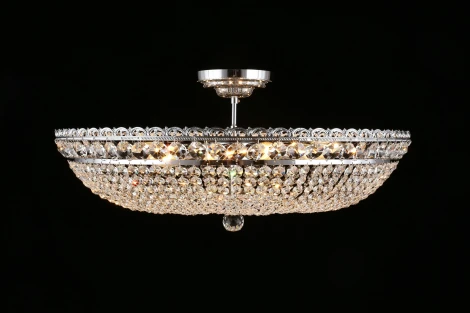 Потолочная люстра на штанге хрустальная Wiga APL.758.07.12