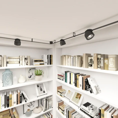 Трековый светильник 48V Denkirs Belty Spot DK5541-BK (LED)