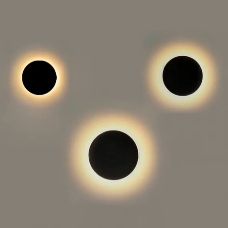 Настенный уличный светильник Arte Lamp Nimbo A3412AL-1BK (LED, 220V, круглые, IP65)