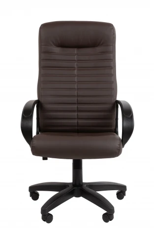 Офисное кресло Chairman 480LT Россия экопремиум коричневый