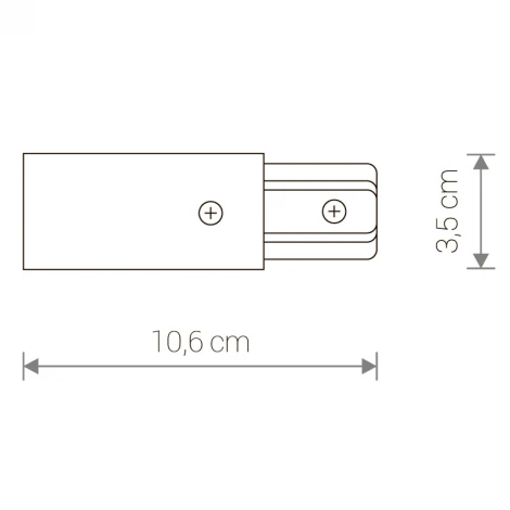 Питание боковое Nowodvorski Profile Power End Cap 9463 (220V)