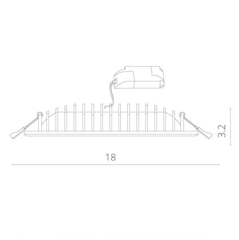 Встраиваемый точечный светильник Arte Lamp Canopo A7247PL-2WH (LED, 220V)