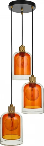 Подвесной светильник 33 ИДЕИ PND105.03.10ABS.003BL-M05TO (220V, на проводе, круглые)